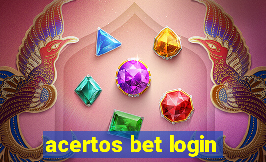 acertos bet login